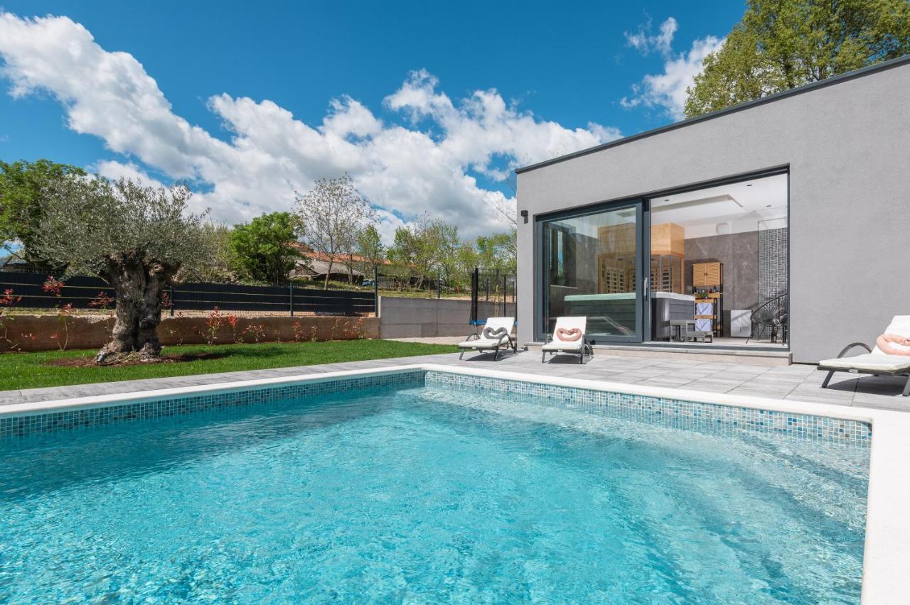 Green Luxury II With Heated Pool, Jacuzzi & Sauna Ruzici  Buitenkant foto